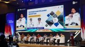 Wakil Bupati Pandeglang Iing Andri Supriadi menjadi pembicara dalam acara Banten Investment Forum (BIF) 2025 di Ballroom ICE BSD Tangerang, Selasa (21/10/2025).