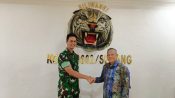 Ketua ICMI Organisasi Wilayah (Orwil) Banten, melakukan kunjungan silaturahmi ke Kodim Serang, Senin, 20 Oktober 2025.