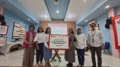 Pasar Modal Indonesia menyerahkan bantuan kepada 6 Panti Wreda di wilayah Jabodetabek.