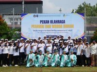 Pekan Olahraga dan Seni Narapidana (Porsenap) yang digelar di Lembaga Pemasyarakatan Kelas IIA Cilegon dalam rangka memperingati Hari Bakti Pemasyarakatan.