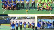 Kepala Rumah Tahanan Negara Kelas IIB Manna, Hannibal, S.Sos., M.Si., menyaksikan langsung pertandingan Tournament Futsal perdana antara Tim Blok