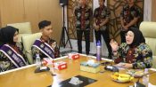 Wabup Intan saat membuka kegiatan Pembinaan Kang Nong Kabupaten Tangerang Tahun 2026 yang diselenggarakan oleh Dinas Pemuda, Olahraga, Kebudayaan dan Pariwisata (Disporabudpar) Kabupaten Tangerang